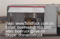 Mobile kitchen truck body